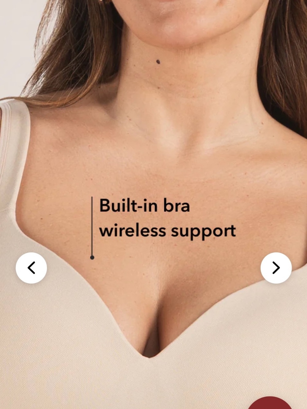 Shapermint Essentials Sweetheart Built-In Bra Shaper Cami - Picture 2 of 5